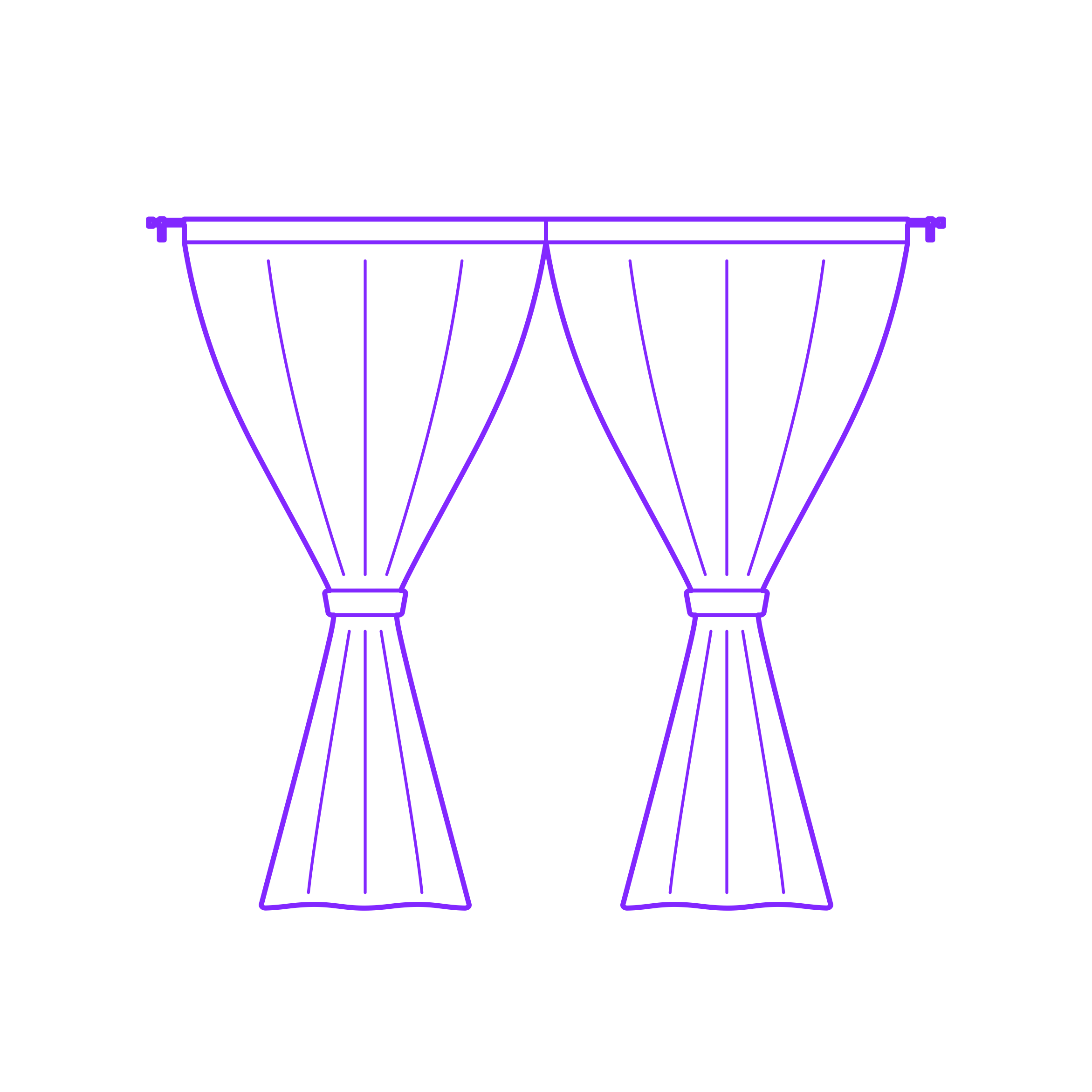 Buildings Window Curtains Tied Hourglass Stencil Svg Design File Free Vectors